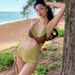 Women's One-Piece Swimsuit With Sheer Skirt, High-End Polyester Sexy Bikini, Tummy Control Bathing Suit For Hot Spring & Beach_ecoleips.com