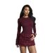 Three-dimensional Floral Patchwork Long-sleeve Dress, Cross-border 2025 Autumn New European And American Style_ecoleips.com