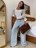 K Women's Long Sleeved Lace Patchwork Jumpsuit Sexy Top_ecoleips.com