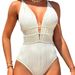 Women's Clothing New Swimsuit Women's High End Deep V Sexy Backless Swimsuit Summer One Piece Swimsuit_ecoleips.com