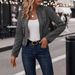 Women's Vintage Suede-Like Double-Breasted Jacket – Long Sleeve Retro Coat In 9 Colors (Black/Army Green/Brown/Taupe/Gray/Khaki/Beige/Wine/Navy)_ecoleips.com