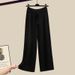 Women's Clothing Sweater Wide Leg Pants Trendy Winter Outfit Set For Petite Women - Knit Sweater, Thick Vest & Wide Leg Pants, Stylish & Youthful_ecoleips.com