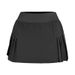 Women’s Clothing Summer Quick Drying Short Skirt Badminton Sports Skirt High Waist Anti Exposure A Line Marathon Running Fitness Tennis Skirt_ecoleips.com