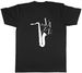 Women's T-Shirts Jazz Coming Out An Saxophone With Music Notes Mens Unisex T-Shirt Tee Gift_ecoleips.com