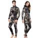 Aria Basics Diving Suit Rubber 1.5 3 5 7MM Camouflage Men And Women Two-piece With Hood Thickened Warm Hunting Fishing Clothes_ecoleips.com