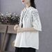 2026 Plate-Size Women's Clothing, Retro And Artistic, Floral Summer, Thin Lace Five-Sleeved Top, Lantern Short-Sleeved T_ecoleips.com