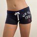 Low Waist Lace-up Color Block Printed Casual Shorts Summer American Fashion Hot Girl Sports Style Three-quarter Pants_ecoleips.com