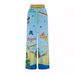 Women's Clothing Casual Fashion Printed Shirt Collar Loose Long Sleeved Two Piece Suit_ecoleips.com
