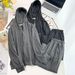 Plus Size Women's 2-Piece Hoodie & Pants Set | Double-Zip Casual Lounge Wear | Soft Cotton Comfort For Sizes 1XL–4XL (Up To 200 Lbs)_ecoleips.com