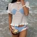 Bohemian Crochet Lace T-Shirt | Breathable Summer Knit Top | Beach & Vacation Essential_ecoleips.com