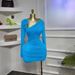 Women's Asymmetrical Neckline Short Dress With Long Sleeves Elegant Slimming Pleated Design American Style Floral INS_ecoleips.com