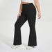 Women's yoga sports lulu sports yoga bell-bottom pants for women with peach hip lift fitness contrasting color trousers_ecoleips.com