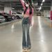 High-waisted Flared Jeans For Women, Spring And Autumn 2026 New Style, Slimming, Figure-flattering, Stretchy,_ecoleips.com