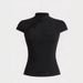 New Chinese Style Women's T-Shirt Button Design Slim Fit Sexy Style Cheongsam Collar Short Sleeve Top Niche 2026_ecoleips.com