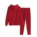 Women's Clothing Women's Fashion Hooded Sweatshirt Set European American Style Letter Print Autumn Winter Two Piece Sports Wear_ecoleips.com