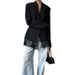 's New High-end, Slim-fit, Waist-cinching Lace-paneled Blazer Features Stylish Sophisticated Design With A_ecoleips.com