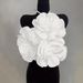 Women's Clothing Three Dimensional Flower Design Halter Neck Top New Slim Fit Short Lace Up Vest For Women_ecoleips.com