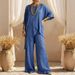 Women's Clothing Summer Women's Two Piece Set Style Cotton Linen Round Neck Sleeve Casual Loose Irregular Hem_ecoleips.com