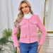 Cross-border Women's Fashion 2025 New Autumn And Winter High-end Round-neck Short Coat In French Tweed Style_ecoleips.com