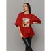Fashionable Elegant High-End National Trend Printed 2025 Summer New European And American 100% Cotton Short Sleeve_ecoleips.com