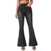 Women's Clothing High Waist Slimming Micro-jeans Temperament Commuter Pants_ecoleips.com