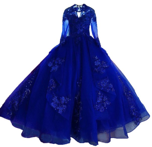 Women's Clothing Solo Performance Costume V Neck New Color Yarn Vocal Music Art Examination Puffy Skirt Host Dress Female Retro_ecoleips.com