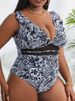 VigoJany 2026 Print Ruffle Plus Size Swimwear Women Strapped Push Up Large One Piece Swimsuit Backless Chubby Big Bathing Suit_ecoleips.com
