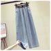 Women’s Clothing Denim suit Autumn embroidered short cardigan sweater jacket with slim and versatile wide leg mopping jeans_ecoleips.com