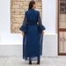 Muslim Women's Clothing New Style Elegant Dress Robe_ecoleips.com