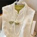 K New Temperament Round Neck High-end Top For Women In Vest. No Necklaces Or Other Accessories_ecoleips.com
