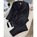 Women's Clothing Spring And Autumn New Temperament Professional Loose Casual Style Suit Two Piece Suit For Women_ecoleips.com
