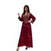 Middle Eastern Saudi Arabian Robe, Indonesian Elegant Beaded Embroidery Dress, New Dubai Long Dress_ecoleips.com