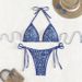 Women’s Clothing bikini swimwear new printed lace up sexy bikini beach swimsuit female_ecoleips.com