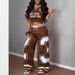 Women's Casual Street Style Two Piece Set Camisole And Loose Pants Hip Hop Set Cross Border E Commerce Amazon Spring/Autumn Summer_ecoleips.com