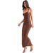 2025 Spring/Summer New Elegant Strapless Sexy Rhinestone Women's Dress Gown_ecoleips.com