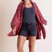 Verve 2025 Women's Autumn Winter New Frayed Lantern Sleeve Loose Button Plaid Shirt_ecoleips.com