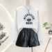 Women's European Style Fleece Lined Thick Sweatshirt round Neck Loose Oversized Heavyweight Autumn Winter Top for Campus Students_ecoleips.com
