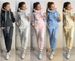 2021 European And American Women's Autumn/Winter Hot-Selling New Fleece Fashion Casual Sports Suit Sweatshirt_ecoleips.com