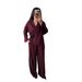 Women's Clothing Women's Fashion Casual Suit Flower Tie Cardigan High Waist Wide Leg Trousers Two Piece Suit For Women_ecoleips.com