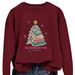 All Booked For Christmas Letter Print Fun In-stock European And American Casual Crew Neck Sweatshirt Wholesale_ecoleips.com
