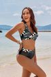 Sexy Bikini Set With Removable Padded Bra - High-Cut Swimwear For Women, Quick-Dry Polyester & Versatile Colors_ecoleips.com