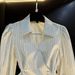 K New Fashionable High-end Design POLO Collar Striped Long Sleeved Top For Women_ecoleips.com