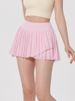 K Hundred Fold Fitness Yoga Skirt, High Waist Slimming, Anti Glare, Tennis, Golf, Running Sports Skirt For Women_ecoleips.com