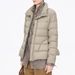 girl Girl 25 Winter Stand Collar Waist-Cinching Oversized Jacket Slim Fit Petite Simple Commuter Down Coat 25655_ecoleips.com