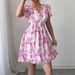 Cross-border European And American High-end Minimalist Deep V Floral Dress Women's Clothing 2025 Spring/summer_ecoleips.com