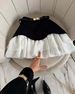 K New Women's Dress With Lace Frills On The Hem Of The Cake Skirt; Short Skirt With High Waist And Half-body Skirt. Without Belt_ecoleips.com