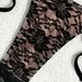 Women's Lace Bikini Set – 3-Piece High-Waist Swimwear With Sheer Cover-Up, Quick-Dry Nylon & Polyester (S-Xl)_ecoleips.com