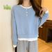 real-shot Short Sweatshirt For Petite Women, Spring And Autumn Thin Loose-fitting Design, Niche_ecoleips.com