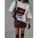 100% Cotton Short Sleeve T-Shirt For Women Summer European And American New Lazy Loose Versatile Fashion_ecoleips.com