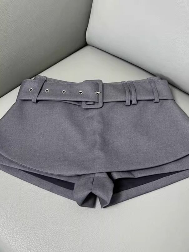 High Waisted Anti Exposure Midi Skirt for Women Sexy A-Line Bodycon Style with Belt New Autumn Winter 2026 Collection_ecoleips.com